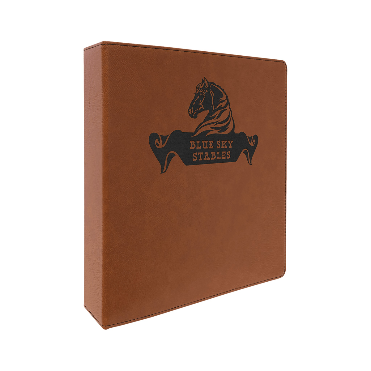 Leatherette 2" 3-Ring Binder with Slant D Rings