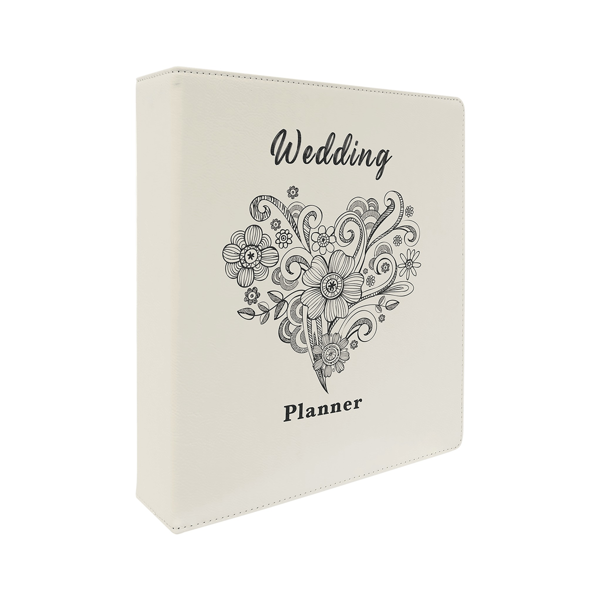 Leatherette 2" 3-Ring Binder with Slant D Rings