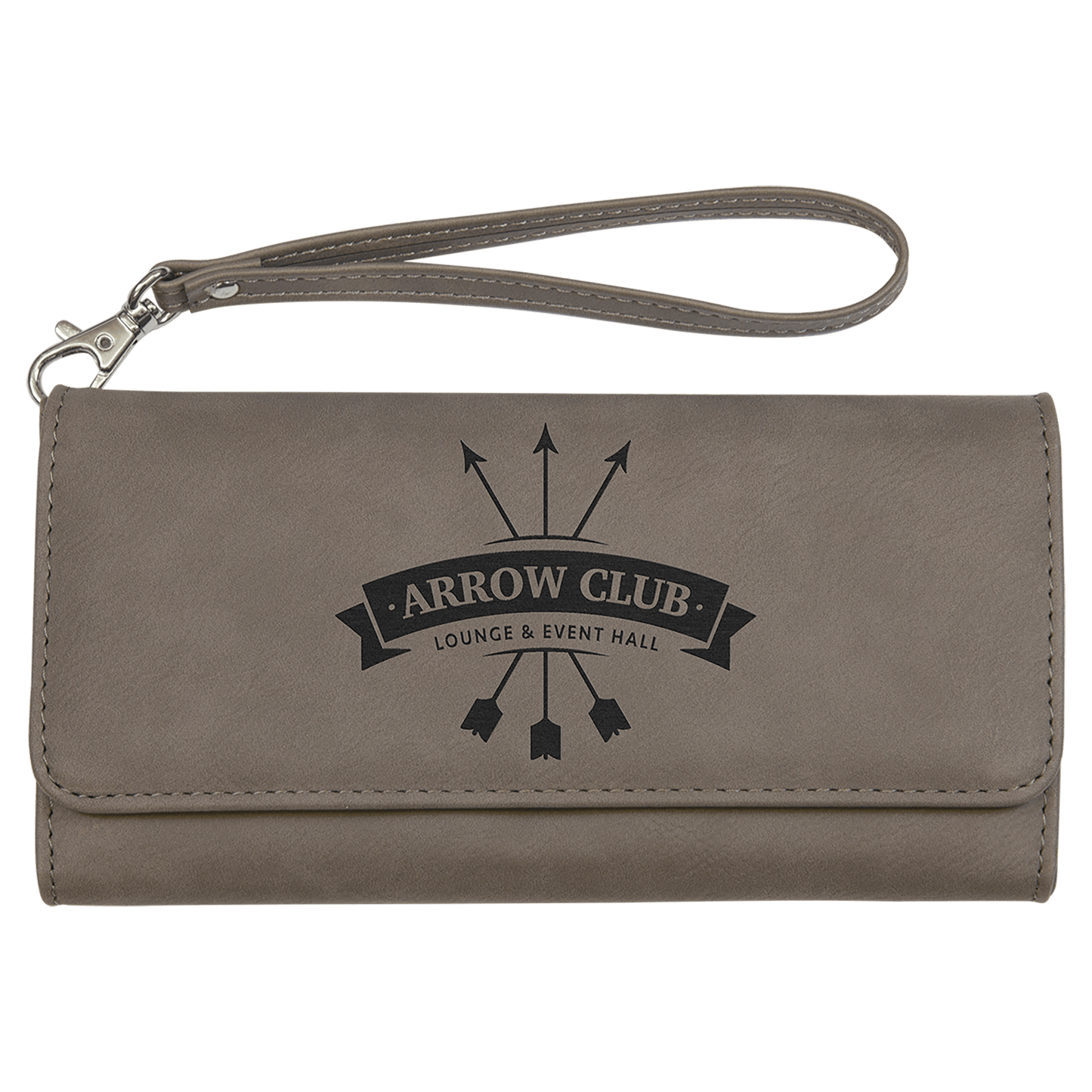 Leatherette Wallet with Strap