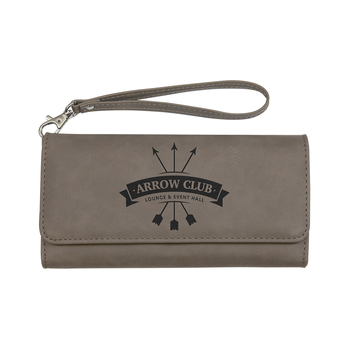 Leatherette Wallet with Strap