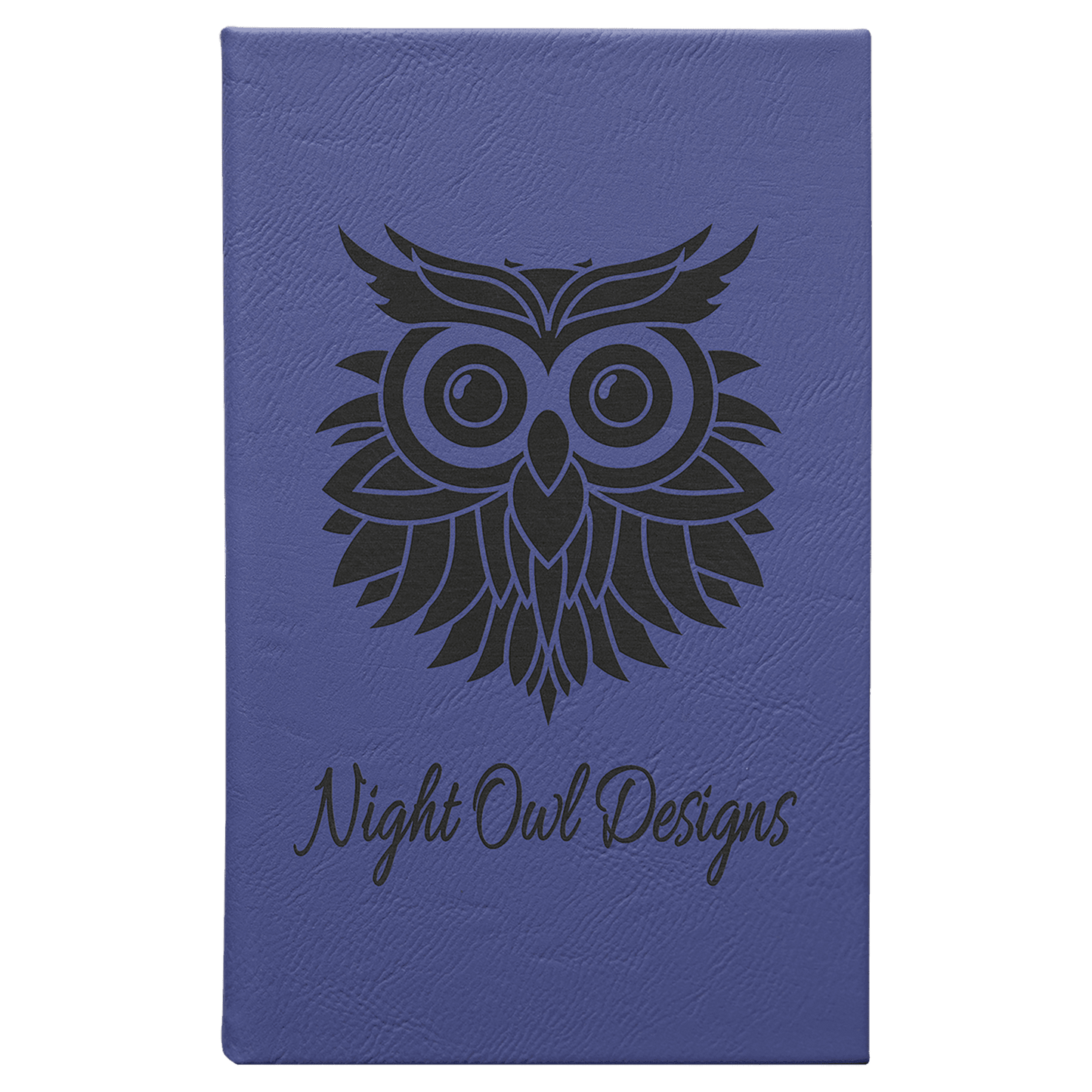 Purple Leatherette Sketch Book with Unlined Notepad