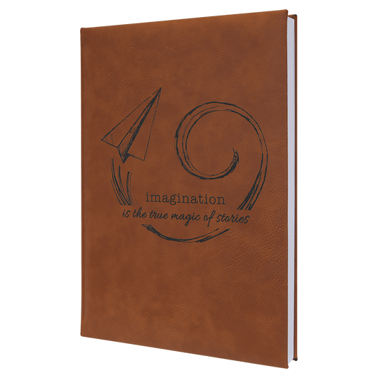 Rawhide Leatherette Journal with Lined Notepad