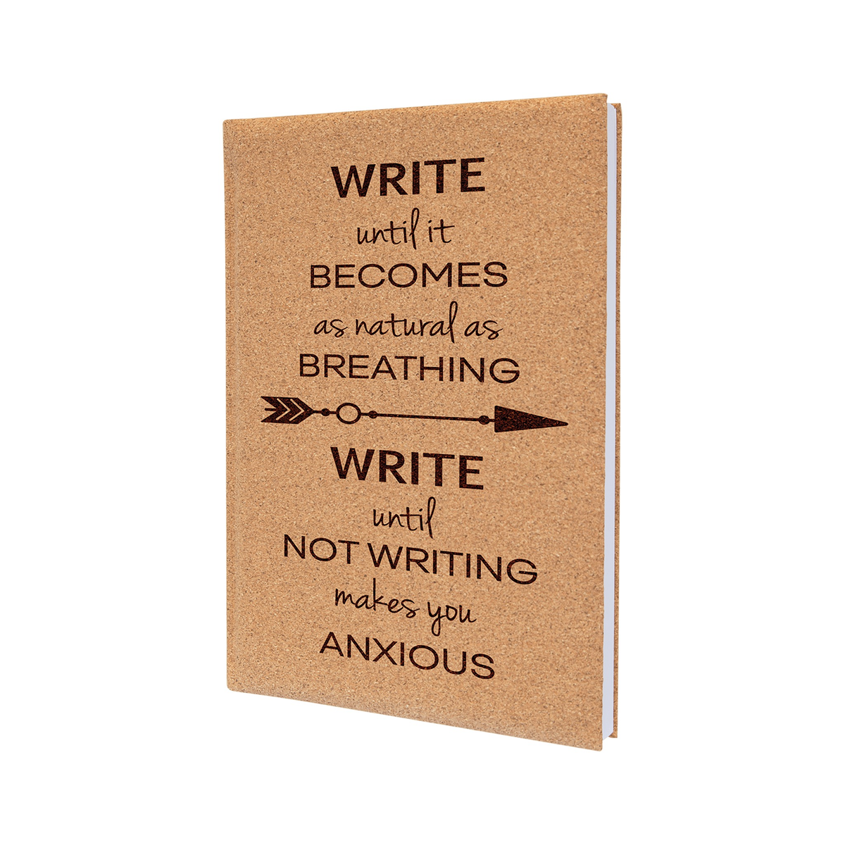 Cork Journal with Lined Notepad