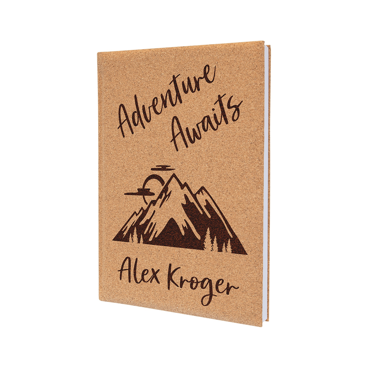 Cork Sketch Book with Unlined Notepad