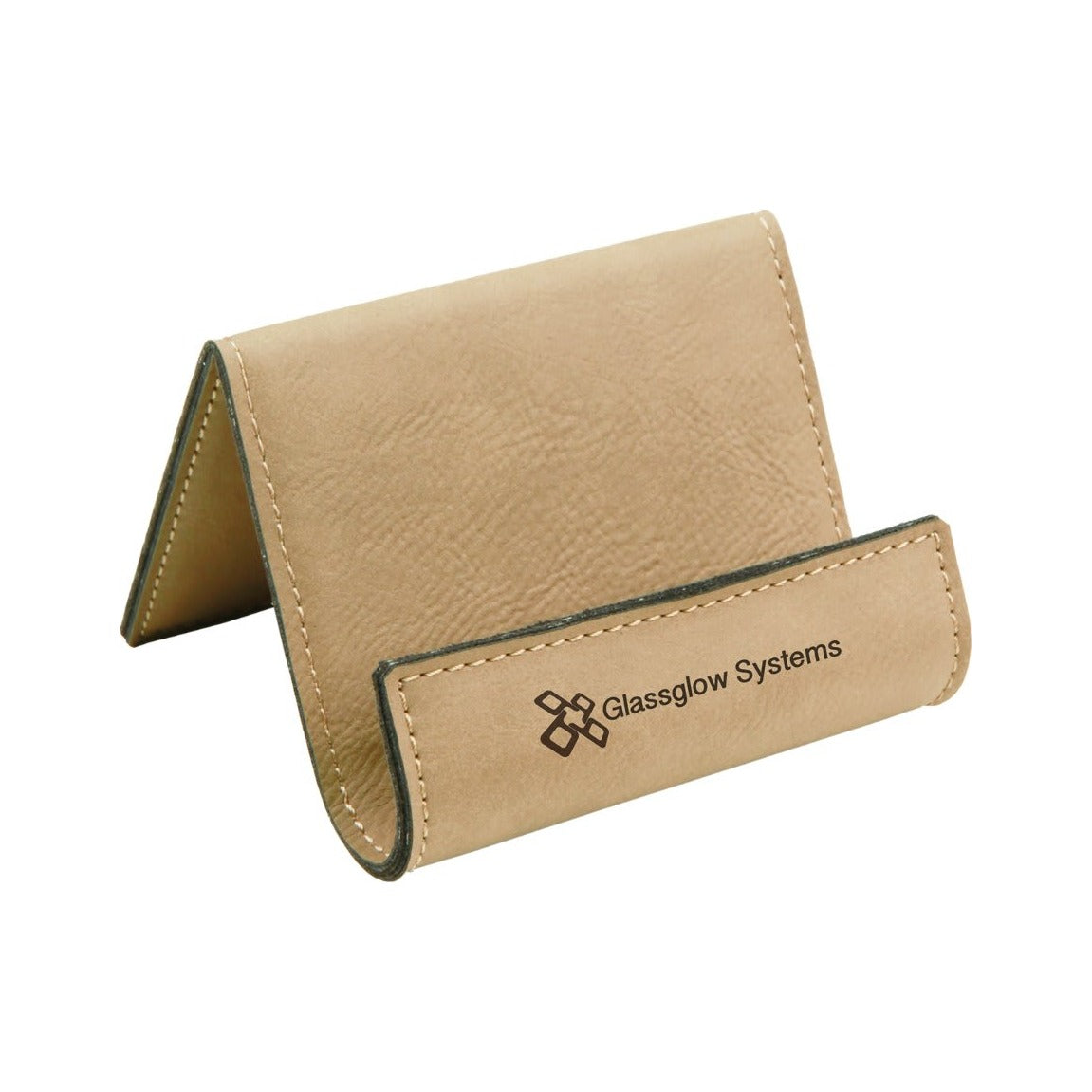 Leatherette Business Card Easel Holder