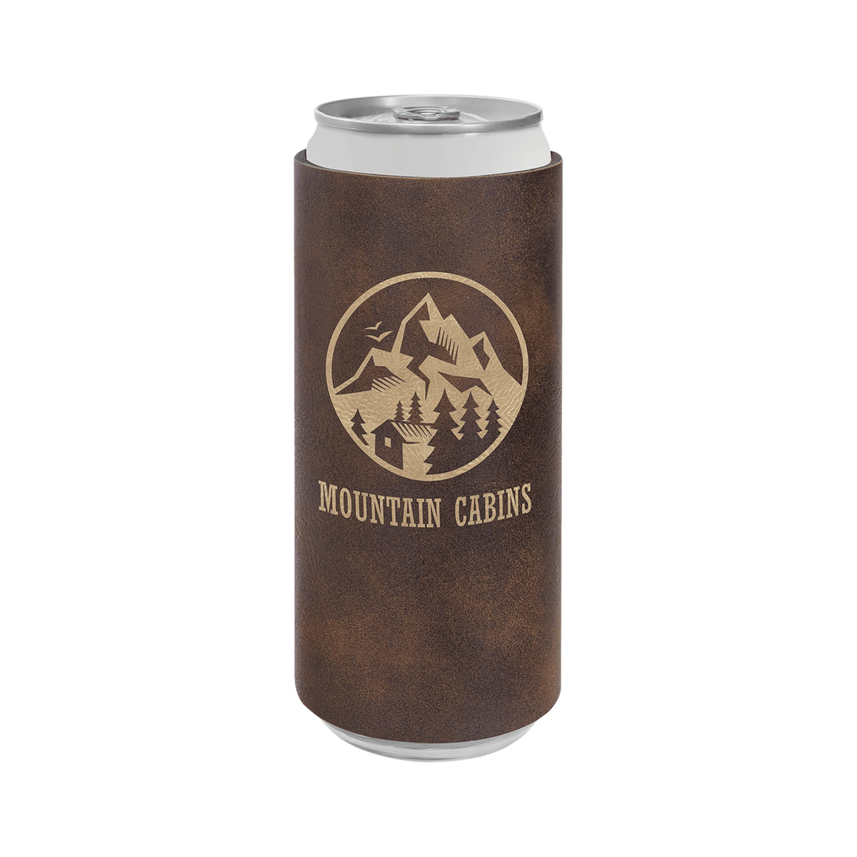 Leatherette Slim Beverage Holder