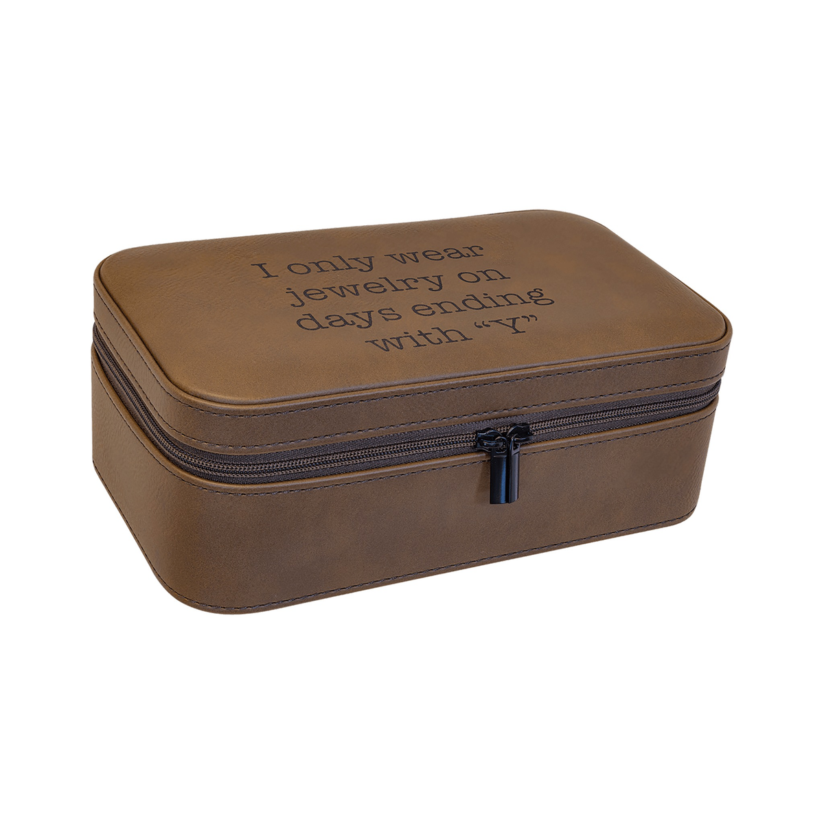 Leatherette Jewelry Box 7.5" x 4.5"