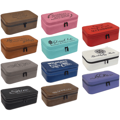 Leatherette Jewelry Box 7.5" x 4.5"