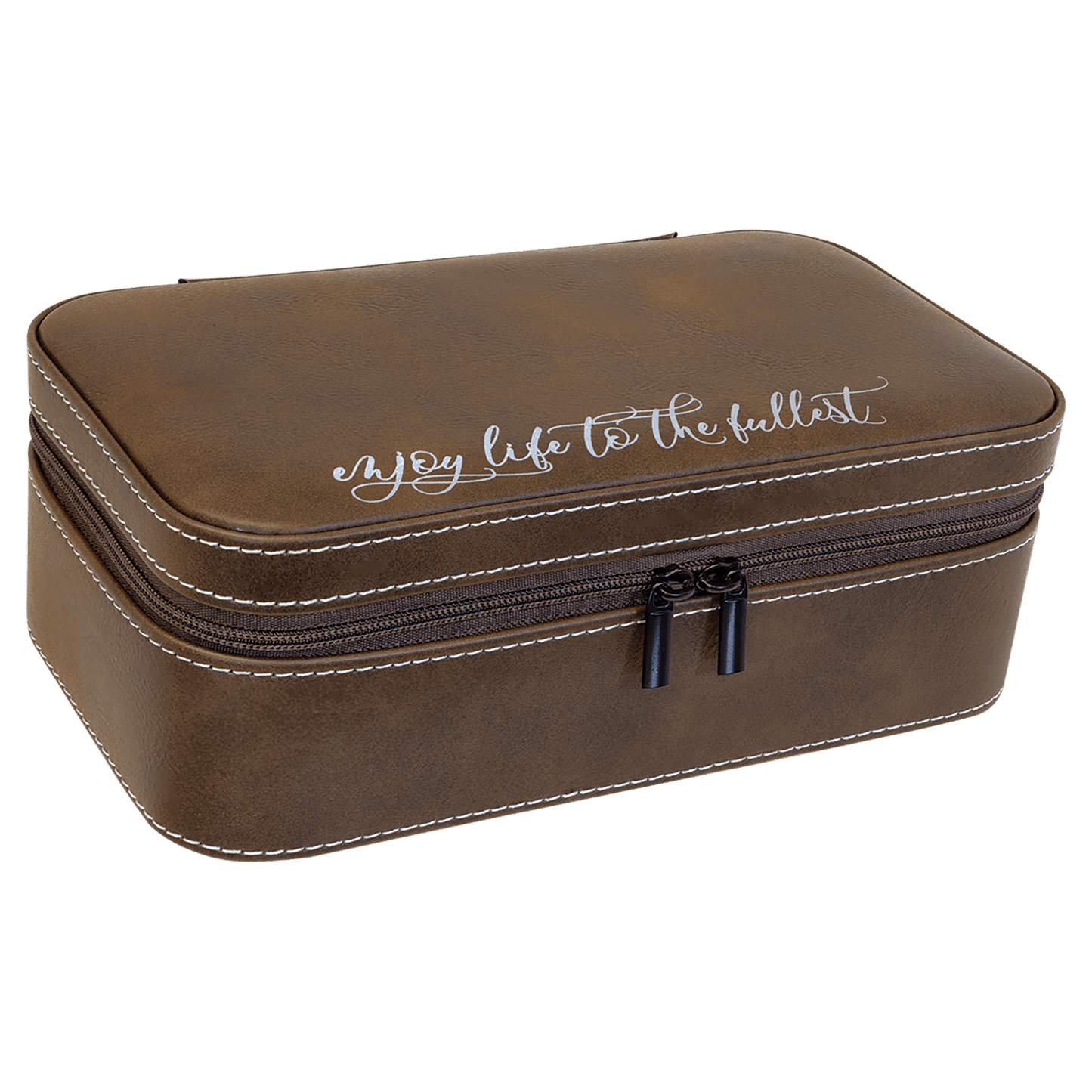 Leatherette Jewelry Box 7.5" x 4.5"
