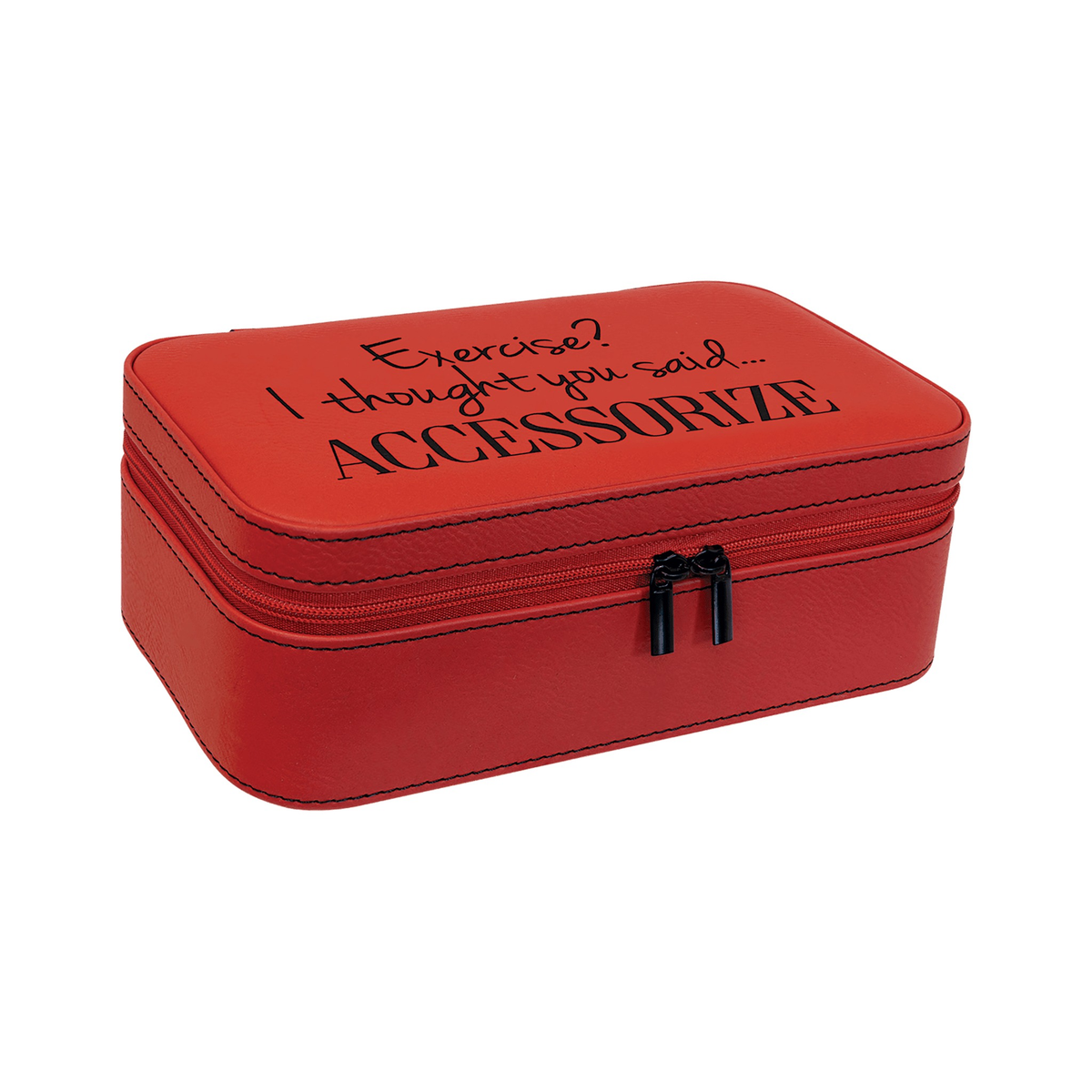 Leatherette Jewelry Box 7.5" x 4.5"