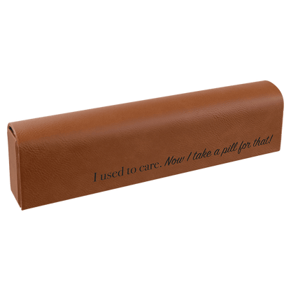 Leatherette Pill Box 9.75" x 2.5"