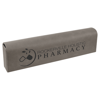 Leatherette Pill Box 9.75" x 2.5"