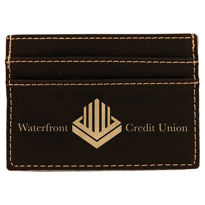 Leatherette Wallet Clip
