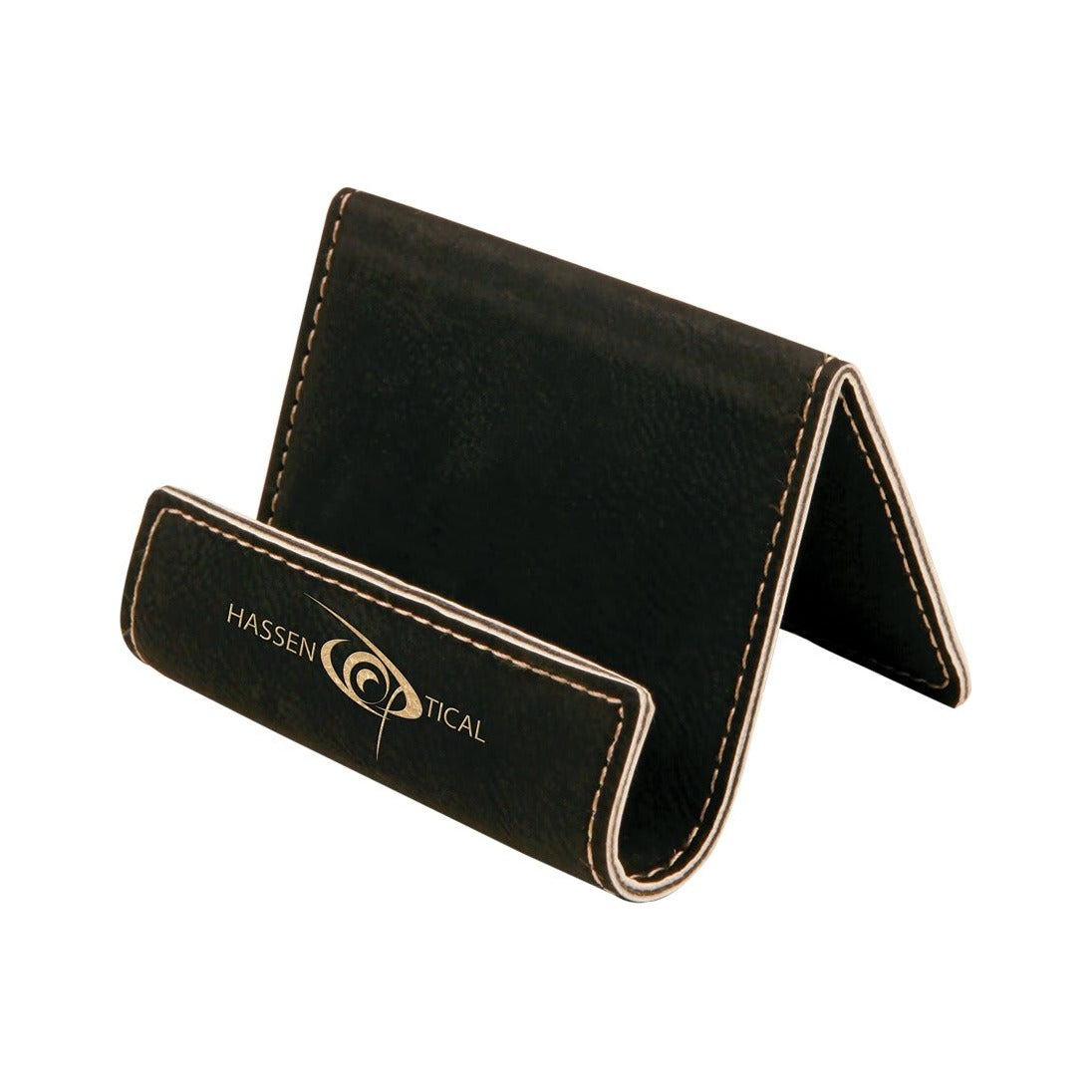 Leatherette Business Card Easel Holder