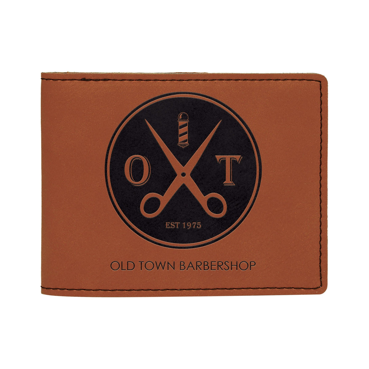 Leatherette Bi-Fold Wallet