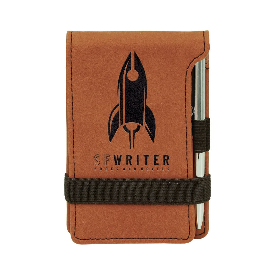 Leatherette Mini Notepad with Pen 3.25" x 4.75"