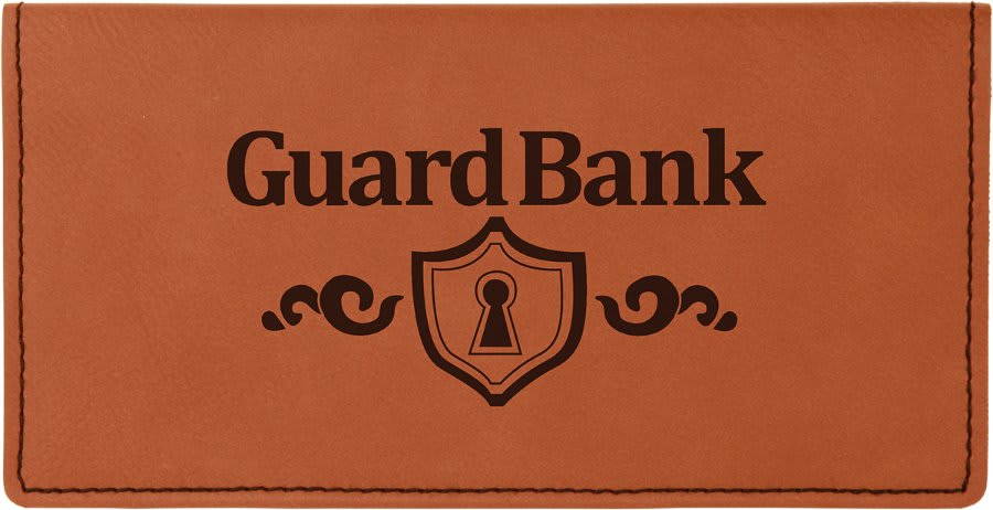 Leatherette Checkbook Cover
