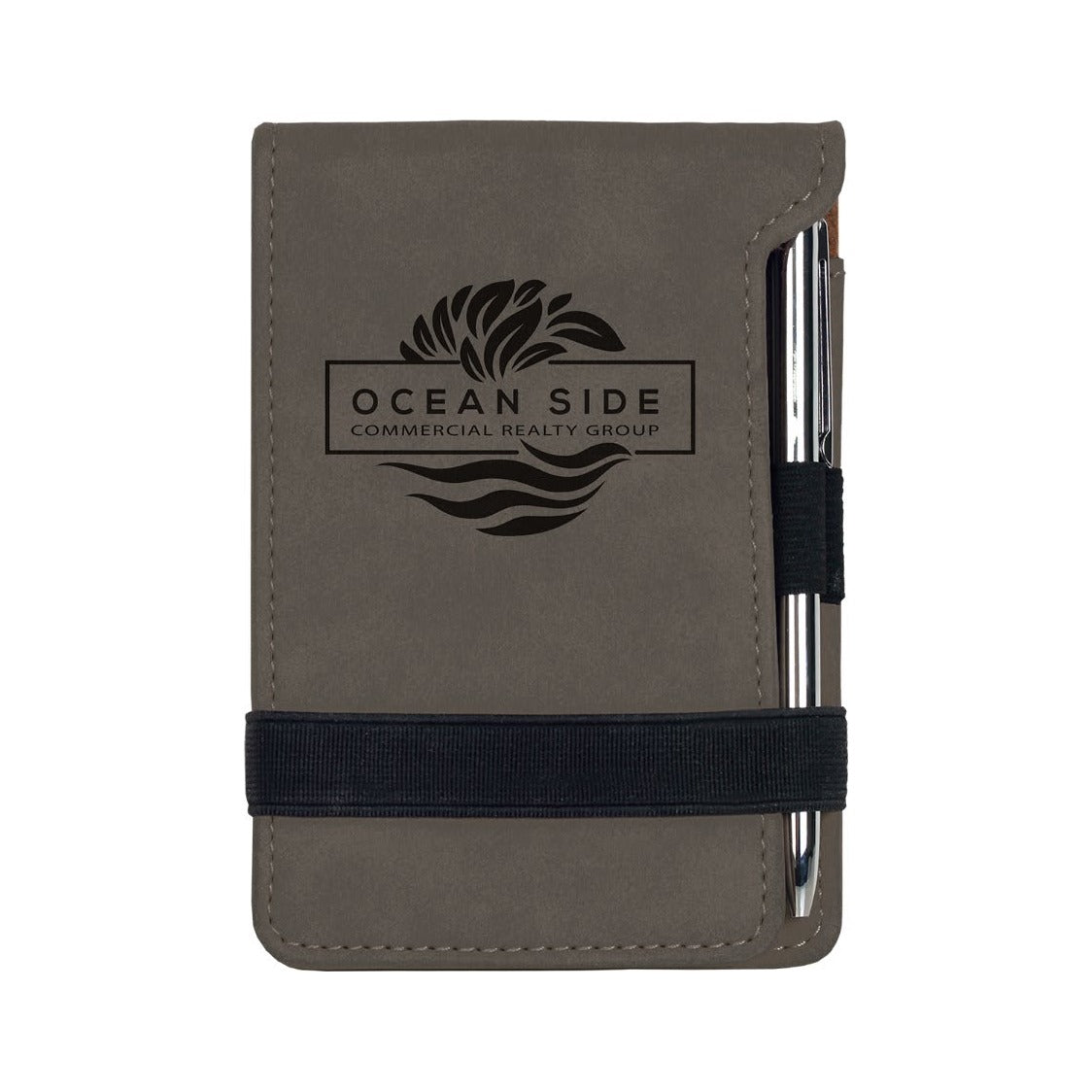Leatherette Mini Notepad with Pen 3.25" x 4.75"