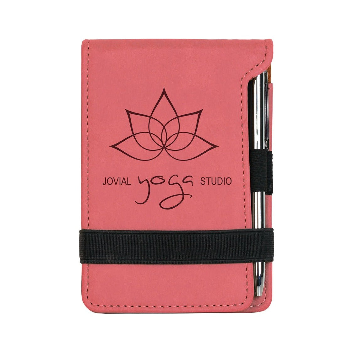Leatherette Mini Notepad with Pen 3.25" x 4.75"