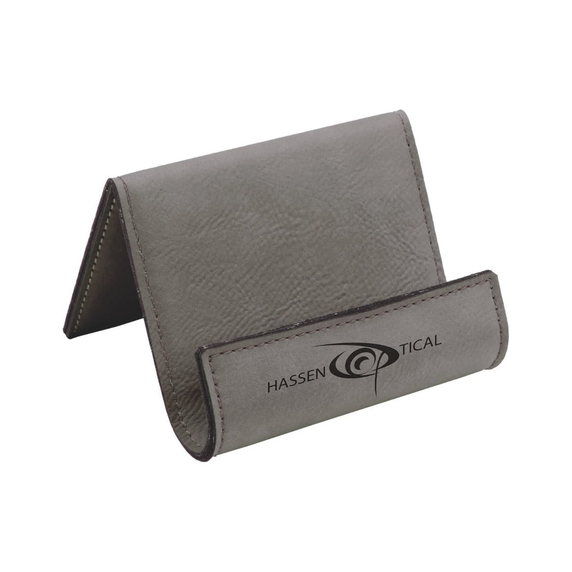 Leatherette Business Card Easel Holder