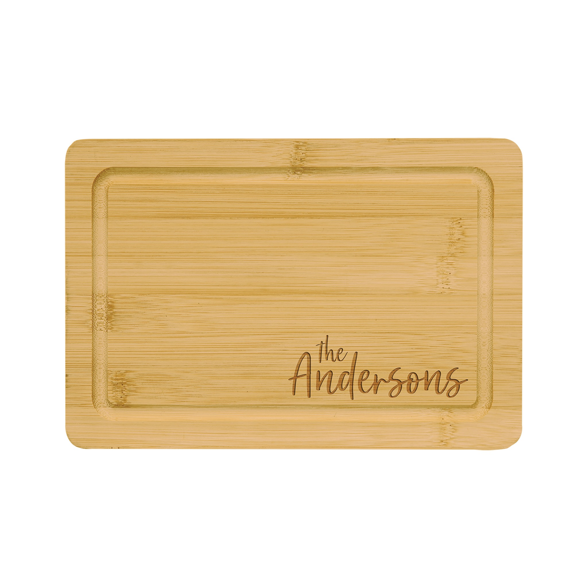Bamboo Cutting Board with Drip Ring