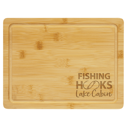 Bamboo Cutting Board with Drip Ring