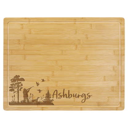 Bamboo Cutting Board with Drip Ring