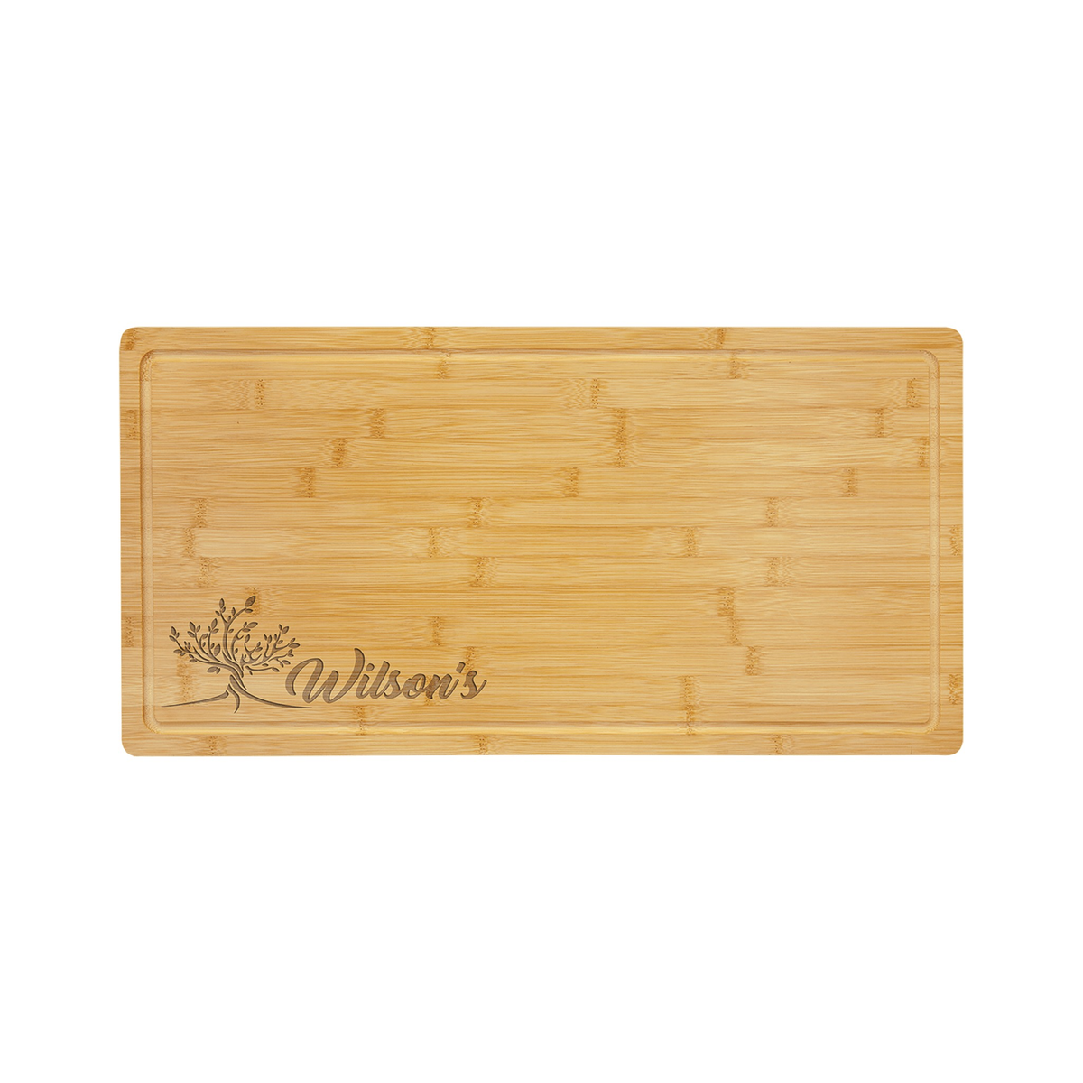 Bamboo Cutting Board with Drip Ring