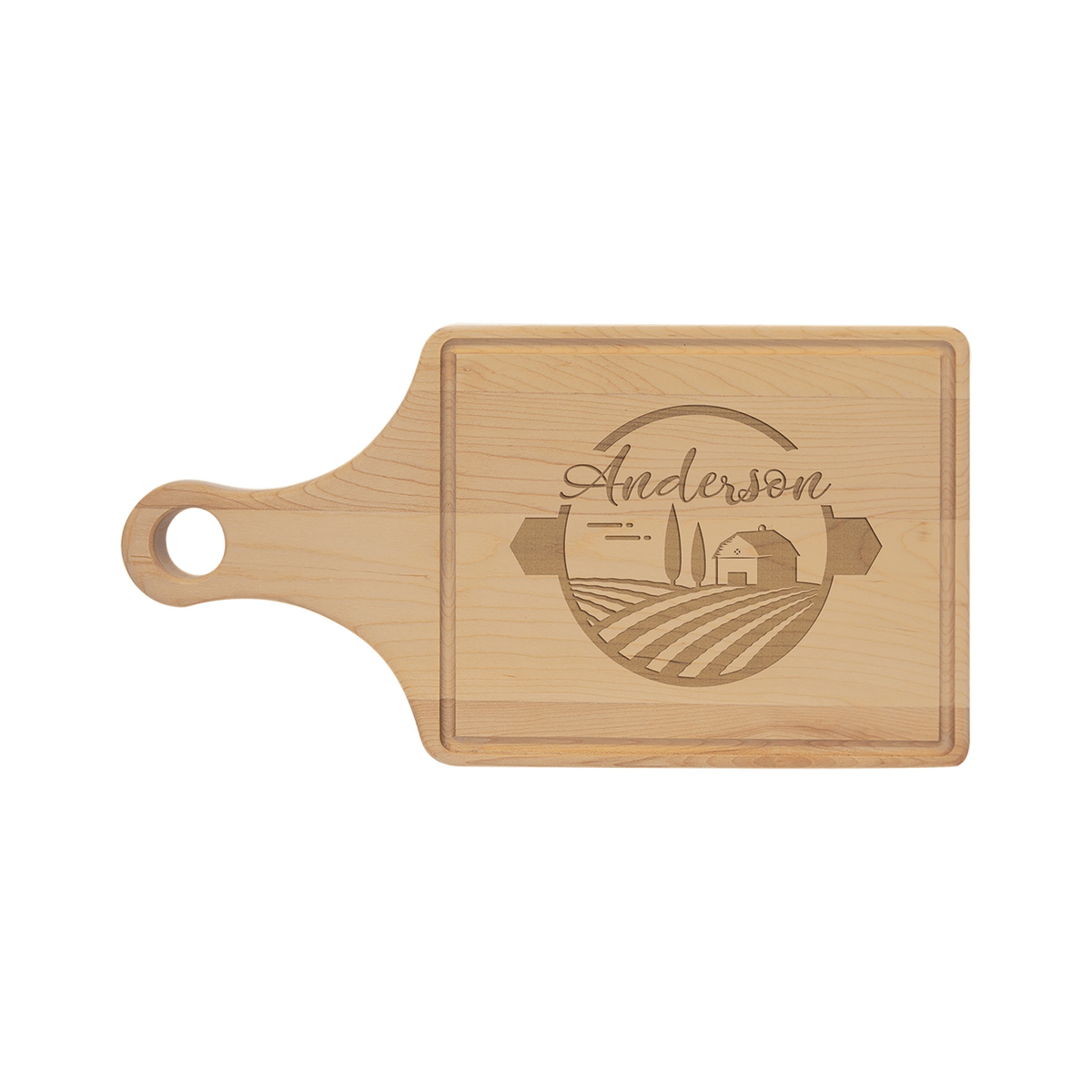 Maple Cutting Board with Drip Ring