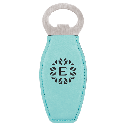 Leatherette Bottle Opener with Magnet