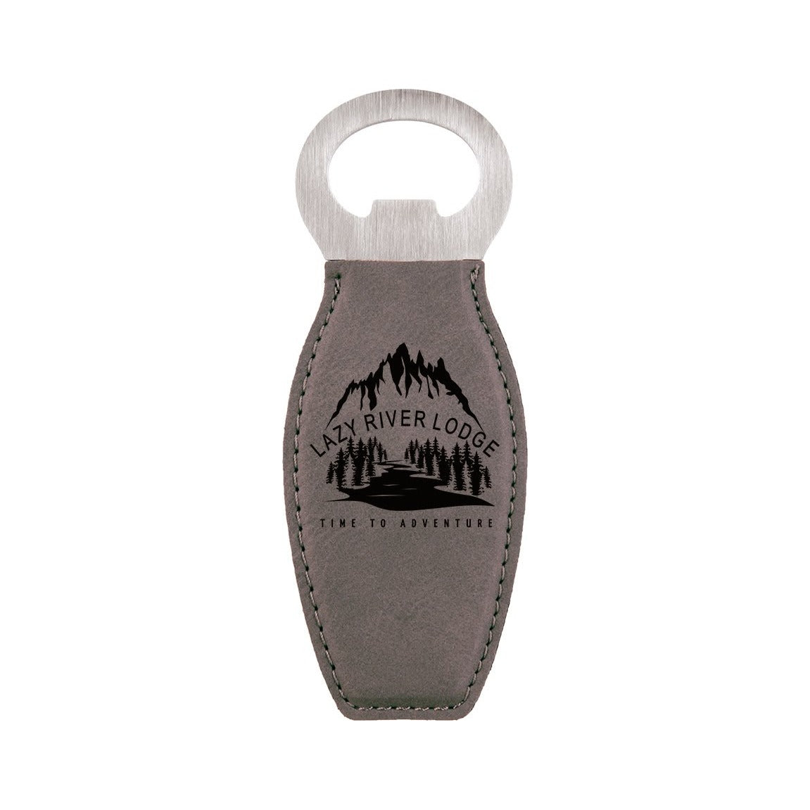 Leatherette Bottle Opener with Magnet