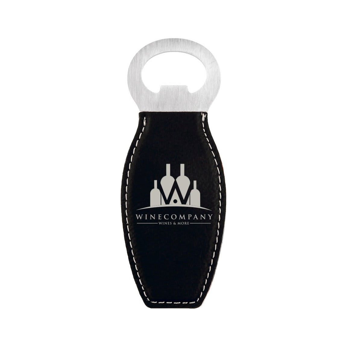 Leatherette Bottle Opener with Magnet