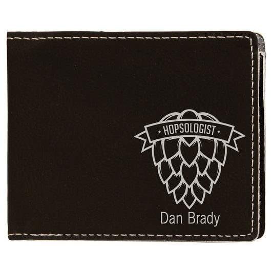 Leatherette Bi-Fold Wallet