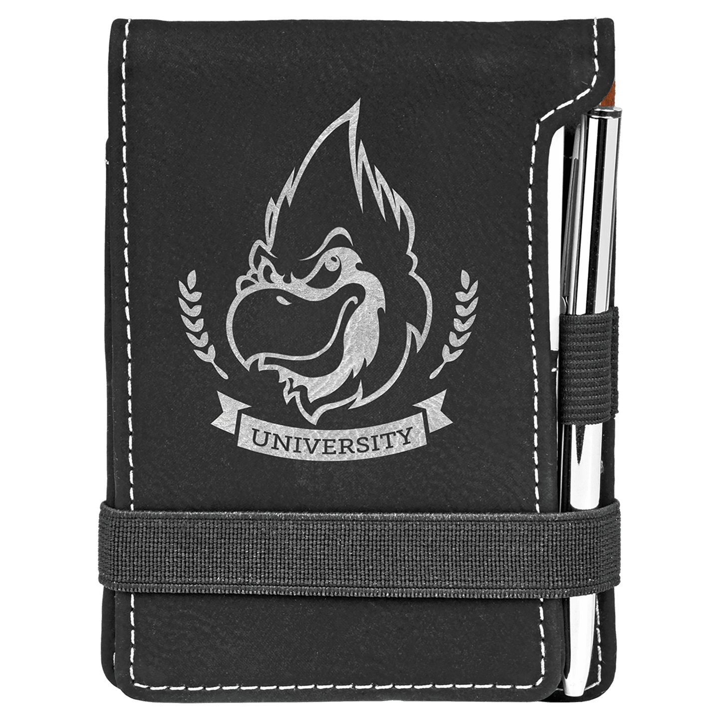 Leatherette Mini Notepad with Pen 3.25" x 4.75"