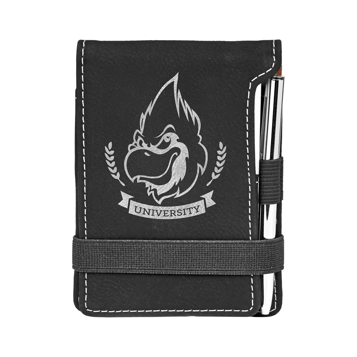 Leatherette Mini Notepad with Pen 3.25" x 4.75"
