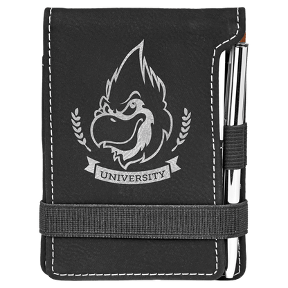 Leatherette Mini Notepad with Pen 3.25" x 4.75"