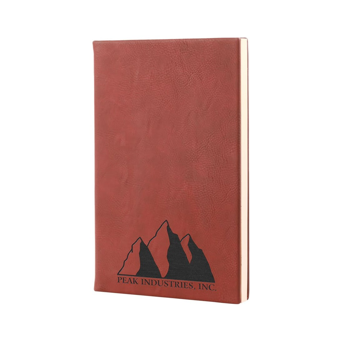 Leatherette Journal with Lined Notepad, Rose