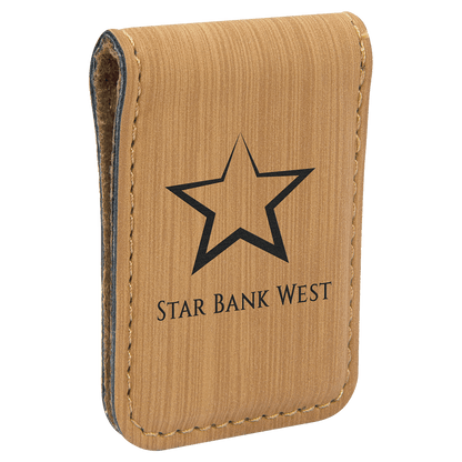 Leatherette Money Clip