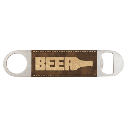Leatherette Bottle Opener
