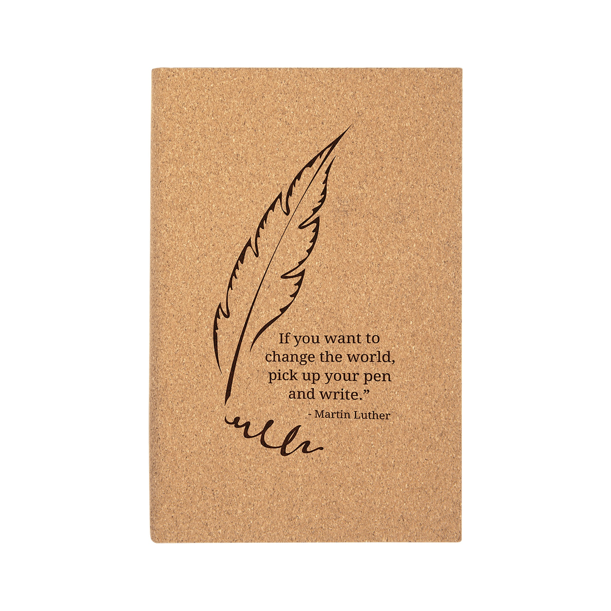 Cork Journal with Lined Notepad