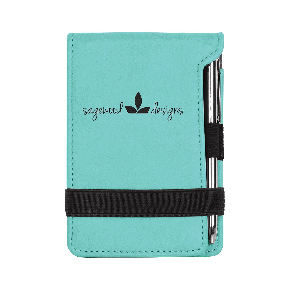 Leatherette Mini Notepad with Pen 3.25" x 4.75"