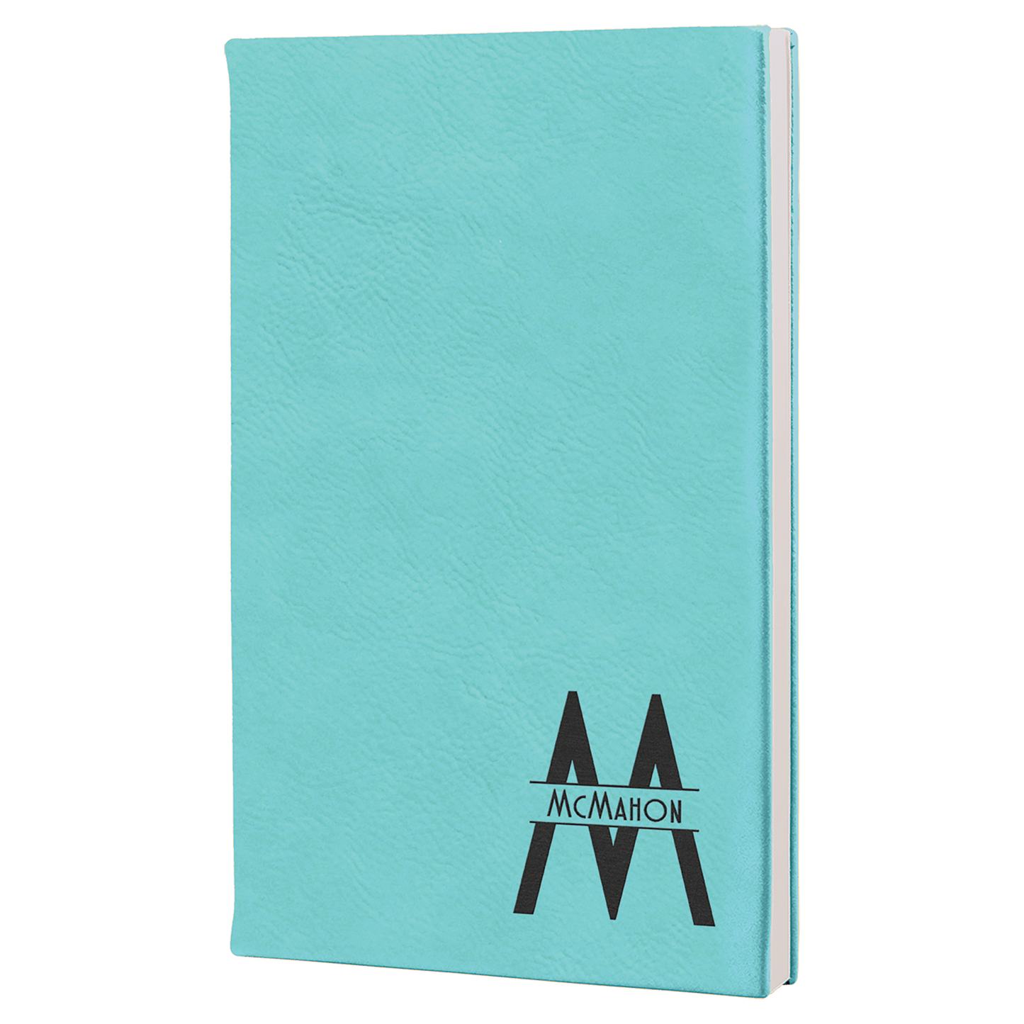 Teal Leatherette Journal with Lined Notepad