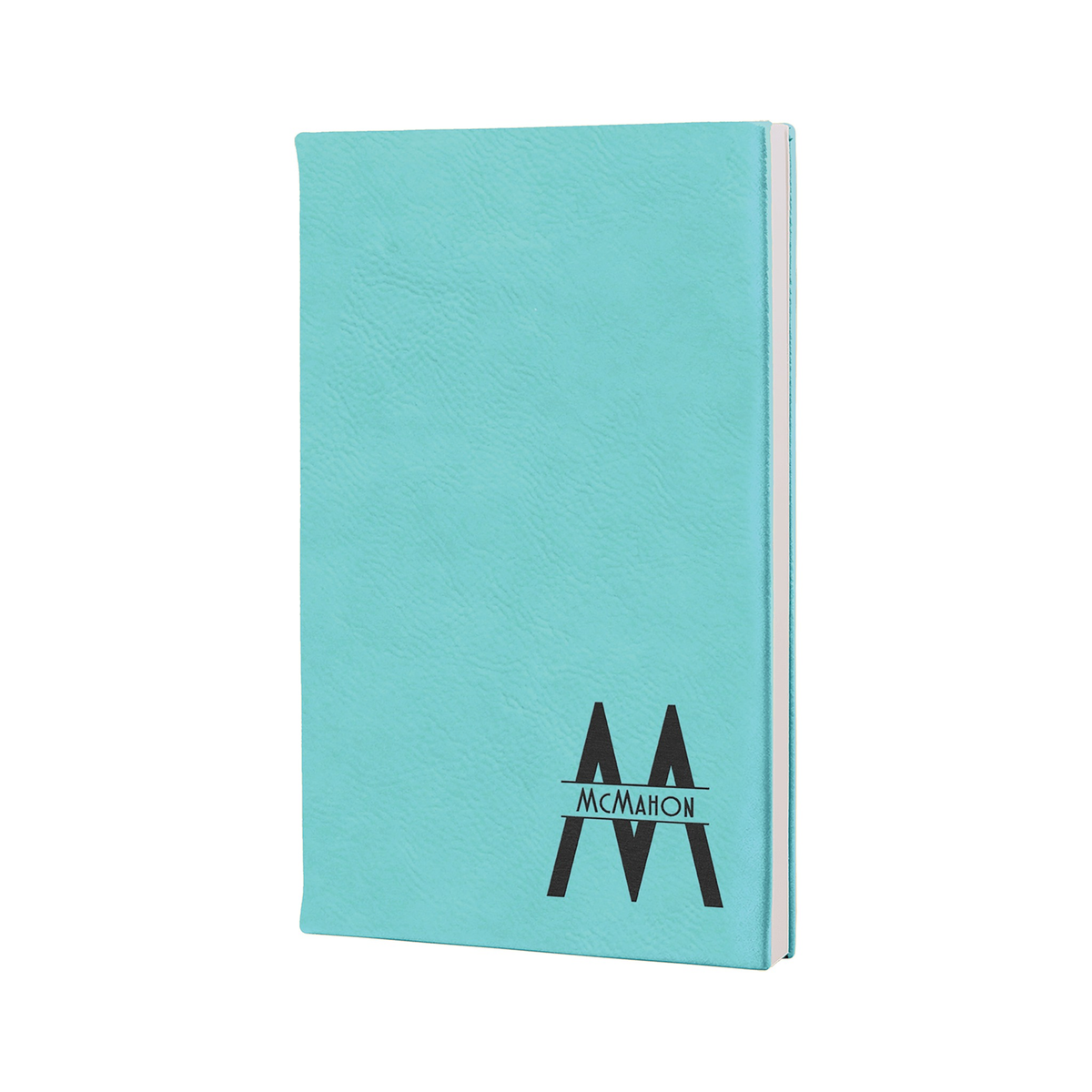 Leatherette Journal with Lined Notepad, Teal