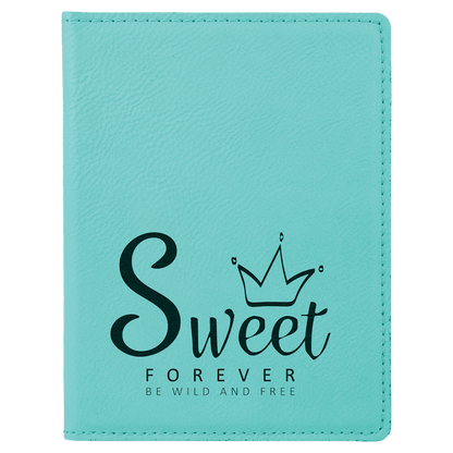Leatherette Passport Holder 4.25" x 5.5"