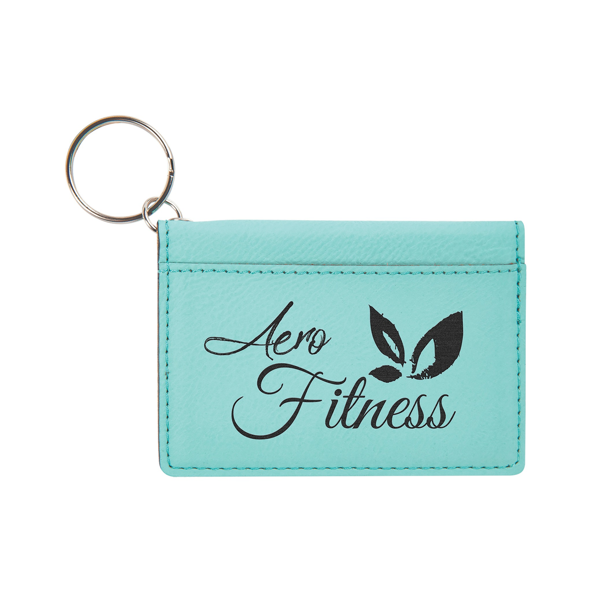 Leatherette Keychain ID Holder