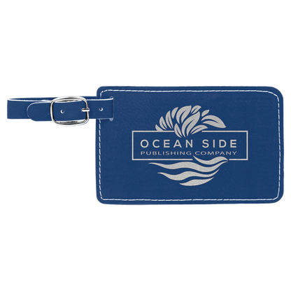 Leatherette Luggage Tag 4.25" x 2.75"