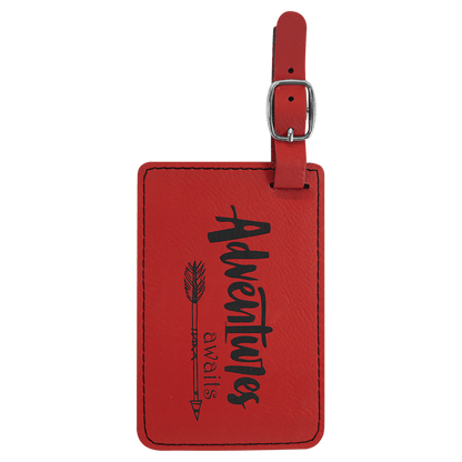Leatherette Luggage Tag 4.25" x 2.75"