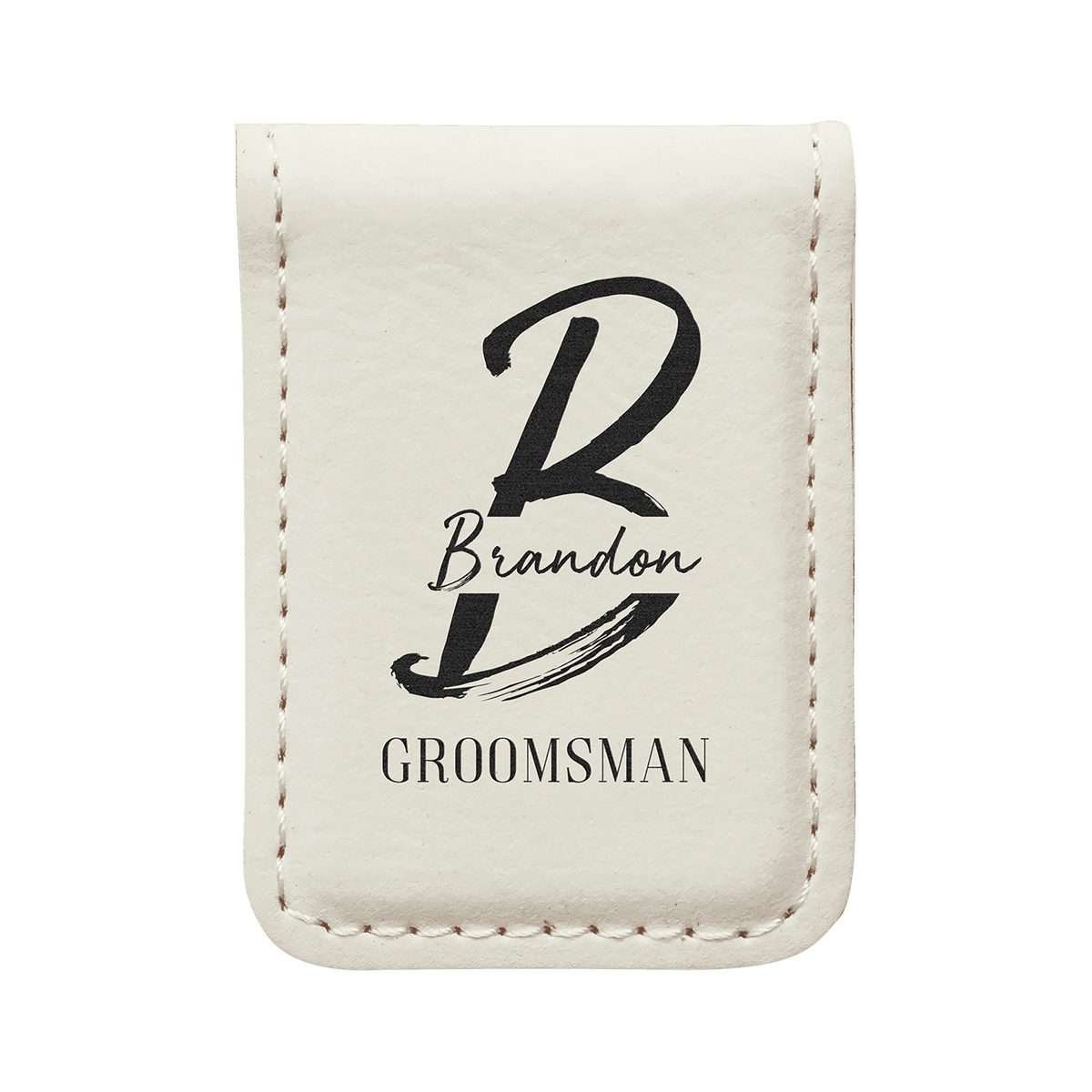 Leatherette Money Clip