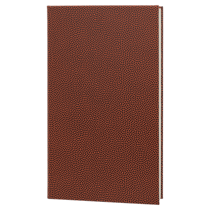 Football Leatherette Journal with Lined Notepad 5.25" x 8.25"