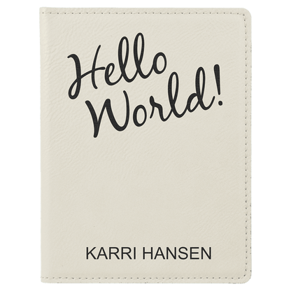 Leatherette Passport Holder 4.25" x 5.5"